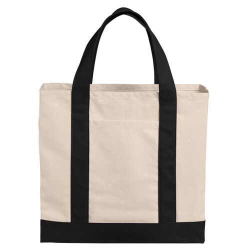 Cotton Canvas Two Tone Tote Thumbnail
