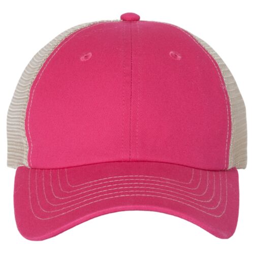 Contrast-Stitch Mesh-Back Cap Thumbnail