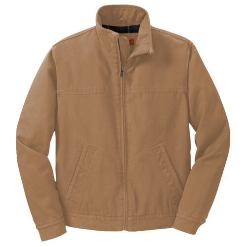 Washed Duck Cloth Flannel Lined Work Jacket Thumbnail