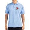 Cutter & Buck Virtue Eco Pique Tile Print Recycled Mens Polo Thumbnail